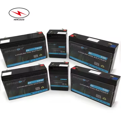 6 Volt Storage Batteie Toy Car Battery Recharge Li-ion Batteries 6V 10Ah