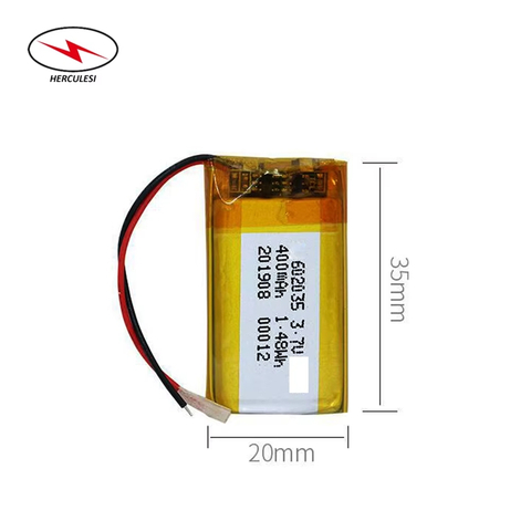 602035 440mAh Li-Polymer Lipo Battery 3.7V 400mAh for Digital Product